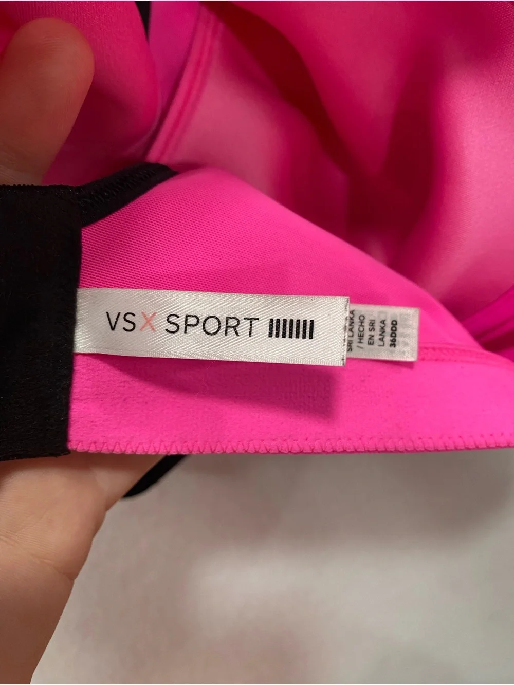 VSX Victoria's Secret Neon Pink High Impact Sports Bra 36DDD